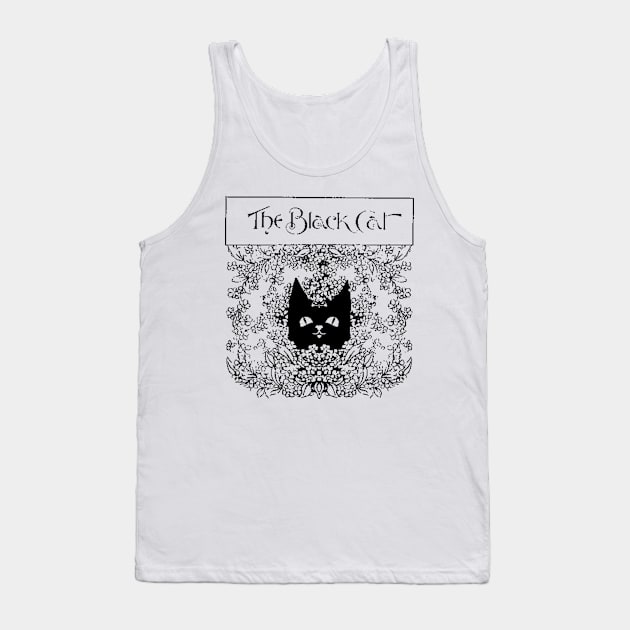 Vintage Black Cat Tank Top by Mollie